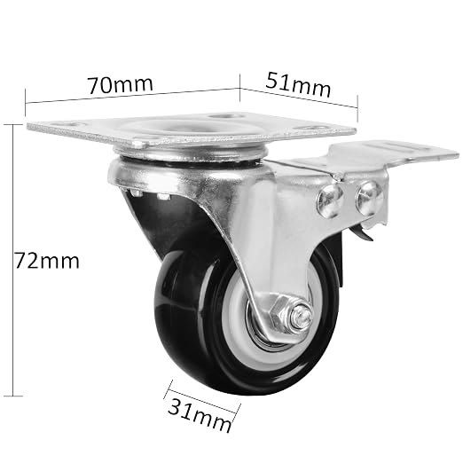 Finnhomy Caster Wheels Set of 4 - Image 3