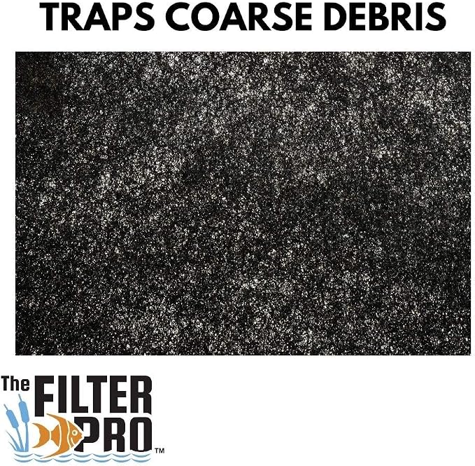 Black Coarse Filter Media, 1.25" Thick, 4 Pack, Ponds or Water Gardens - Image 5