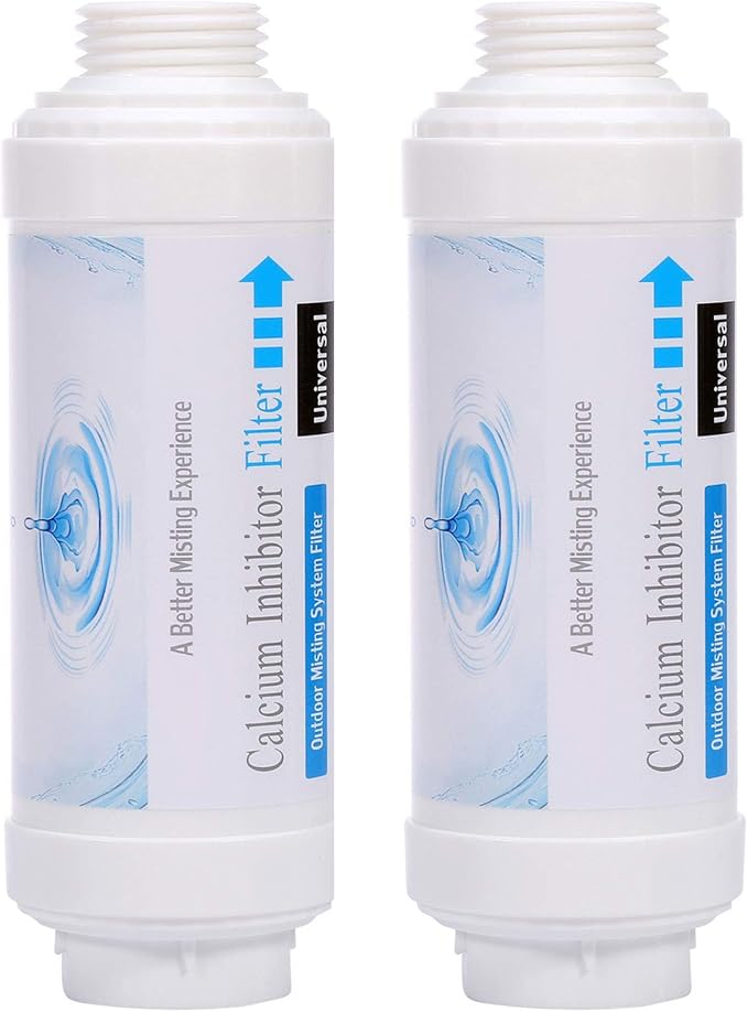 CozyCabin Pack of 2 Mist Calcium Inhibitor Filter Outdoor Misting System Filter by CozyCabin