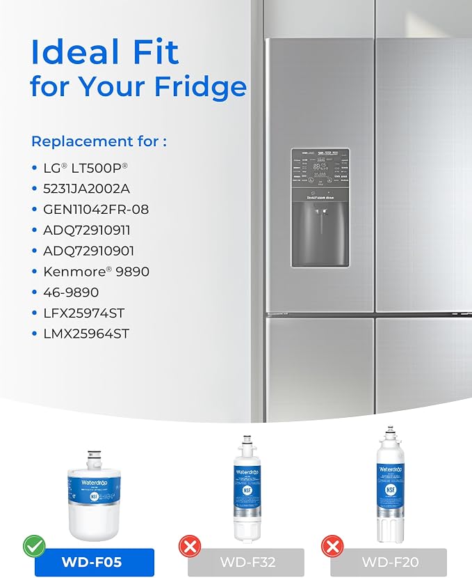 Waterdrop 5231JA2002A Refrigerator Water Filter, Replacement - Image 2