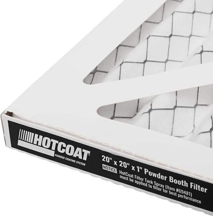Eastwood HotCoat 20"x20"x1" Replacement Powder Coating Booth Filter | 10 Pack - Image 5