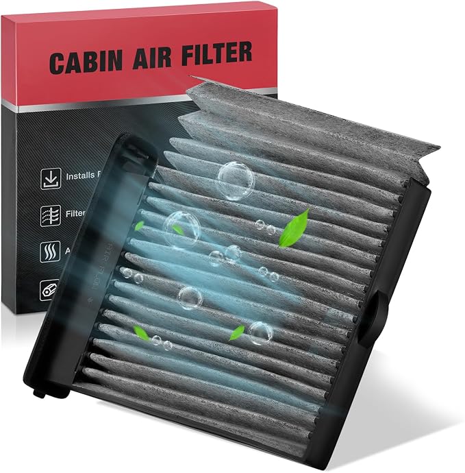 BDFHYK Cabin Air Filter with Activated Carbon Compatible with Nissan Versa 2007 by BDFHYK