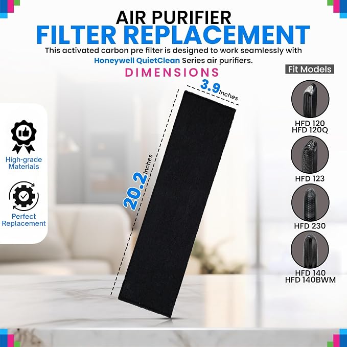 Carbon Pre Filter Replacement 20.2" x 3.9" Compatible - Image 3