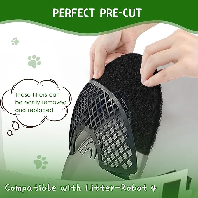 8 Pack Activated Carbon Filters Compatible - Image 4