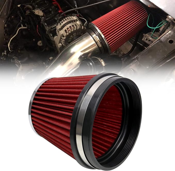 RYANSTAR RACING 152mm 6" High Flow Round Tapered Cone Closed-Top Washable by RYANSTARRACING