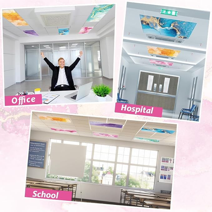 6 Pcs Fluorescent Light Covers - Image 4