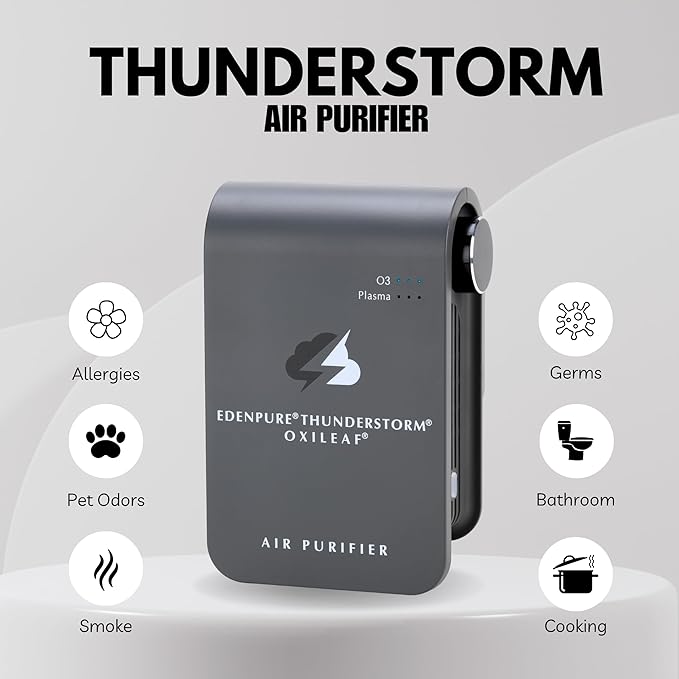 EdenPURE Thunderstorm III Air Purifier – Small Plug-In Ozone Generator & - Image 2