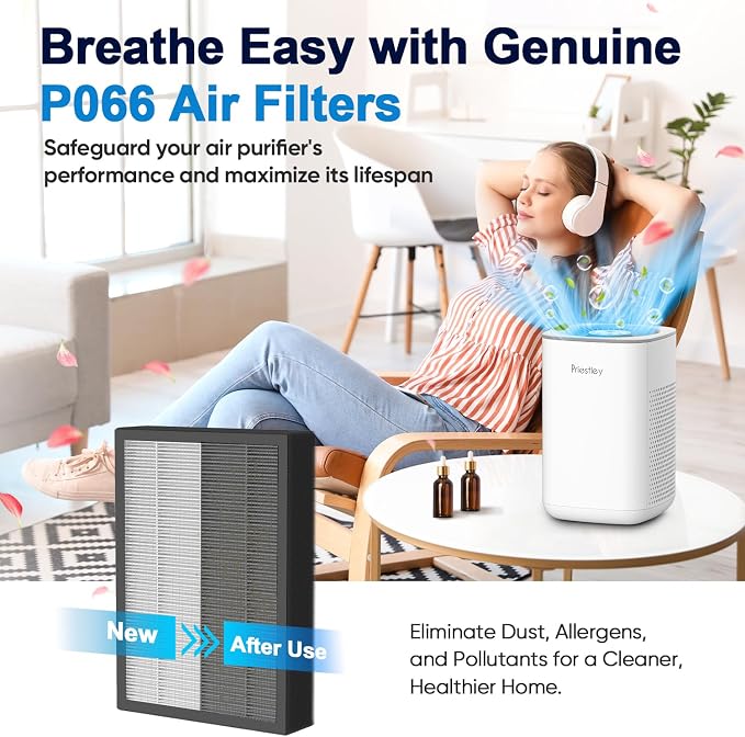 Priestley Replacement Filter for P066, True HEPA Filter - Image 3