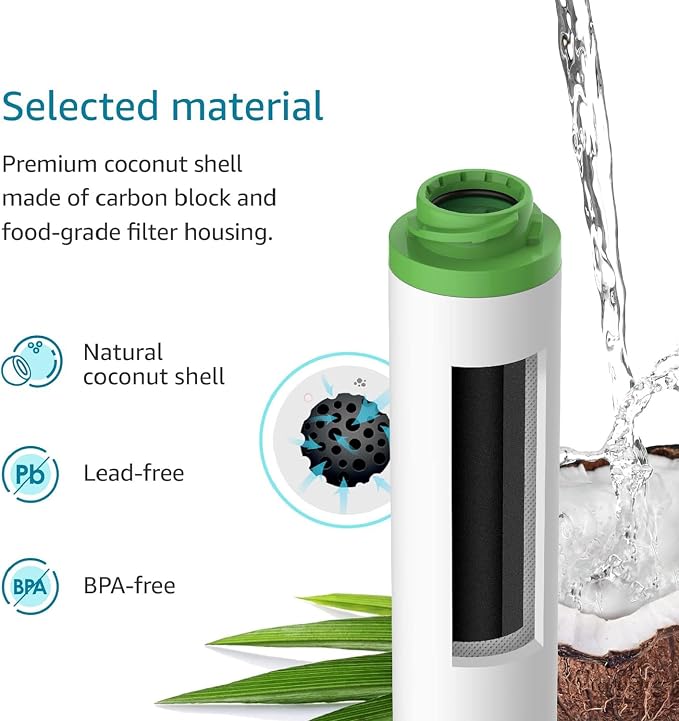 AQUA CREST FQK2J Under Sink Water Filter, Replacement - Image 6