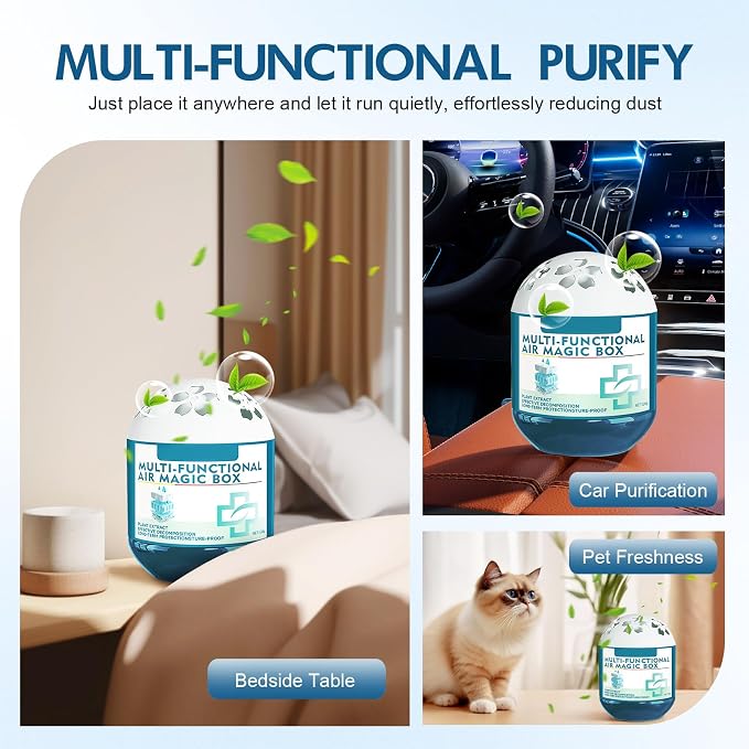 Indoor Air Purification Dust Removal Magic Box, Long-Lasting Freshness - Image 5