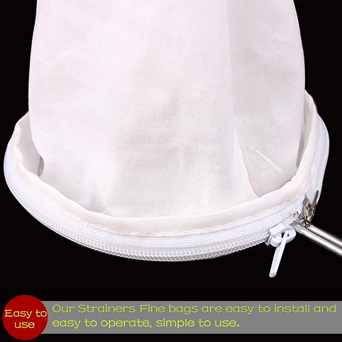 WMKGG Ultra Fine Mesh Strainer Bags, Reusable Filter Bags - Image 5