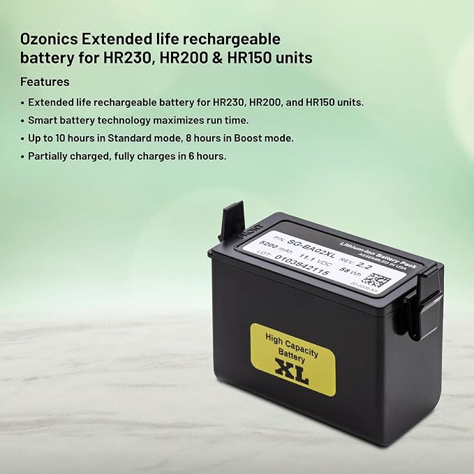 Ozonics SG-BA02XL Extended Life Battery - Image 2
