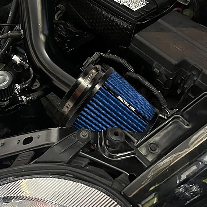 3" 3.5" 4" Inlet Car Replacement Cold Air Intake Filter 76mm 89mm 102mm 3 Sizes - Image 7