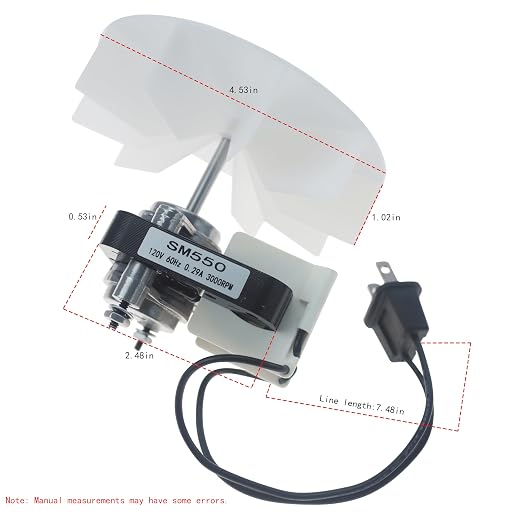 Universal Bathroom Fan Motor Kit SM550 Fan Motor - Image 2