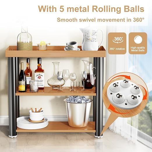 Self Adhesive Mini Caster Wheels, 360° Swivel Mute Universal Wheel Roller - Image 8
