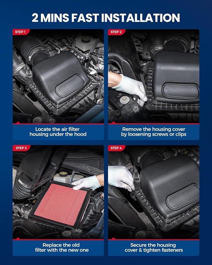 KAX Premium Engine Air Filter, GAF068 Replacement - Image 6