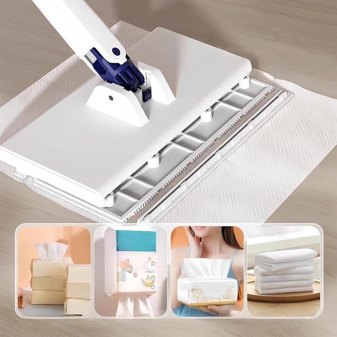 Flat Mop - Reusable Scrubber Cleaning Tools, Dust Cleaner Flat Mop - Image 4