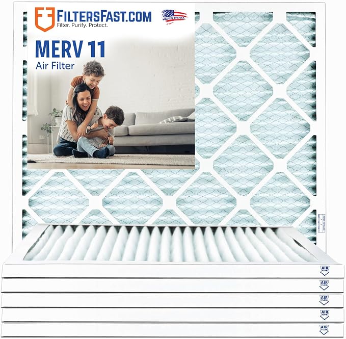 Filters Fast 14x30x1 Air Filter MERV 11, Made in the USA, Actual Size: by FiltersFast