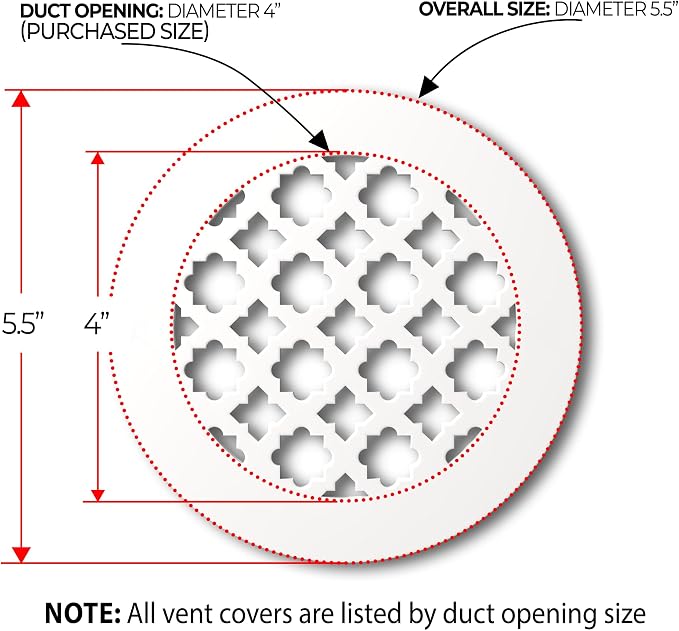 SABA Home Decor Air Vent Cover Grille - Image 4