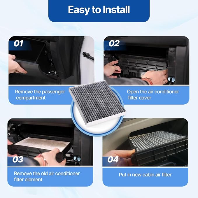 RUITO Cabin Air Filter, Fits EX35, Replacement - Image 4