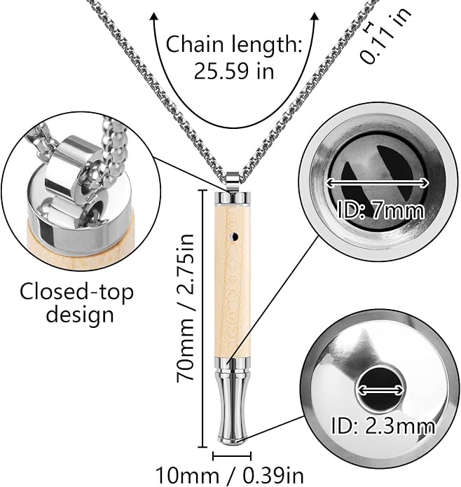 ASTOFLI Adult Quit Smoking Breathing Necklace: Adjustable Air Inhaler Stop - Image 7