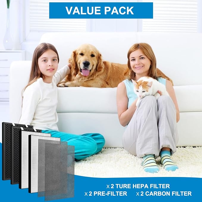 2 Sets Air220 Air320 Filter Replacement Compatible - Image 6