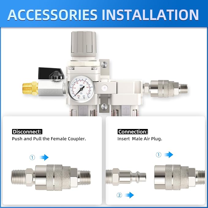 1/2" NPT Air Drying System, Double Air Filters - Image 5