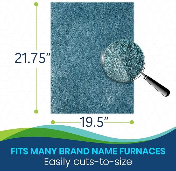 Polyester Washable Fiber Furnace Door Filter - Image 2