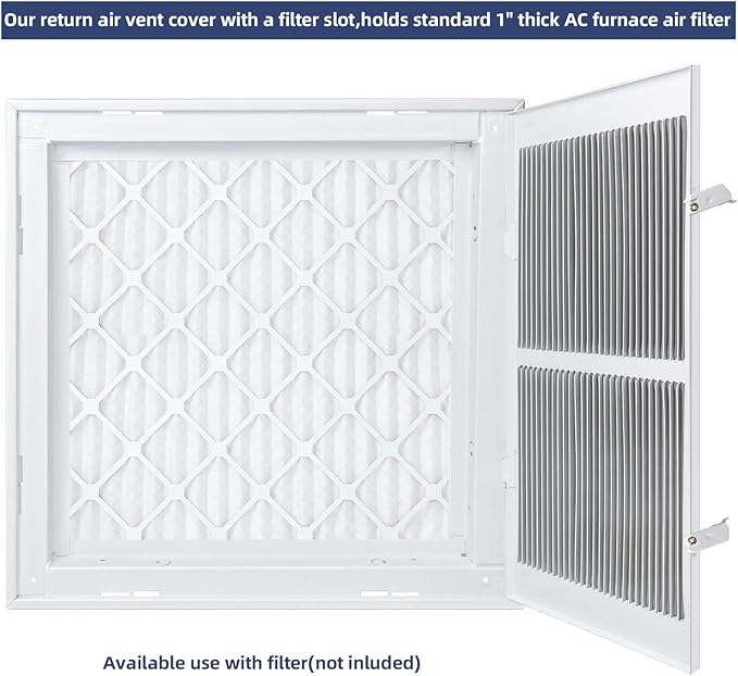 Return Air Grille 20x12, Air Return Vent Cover Grill - Image 4
