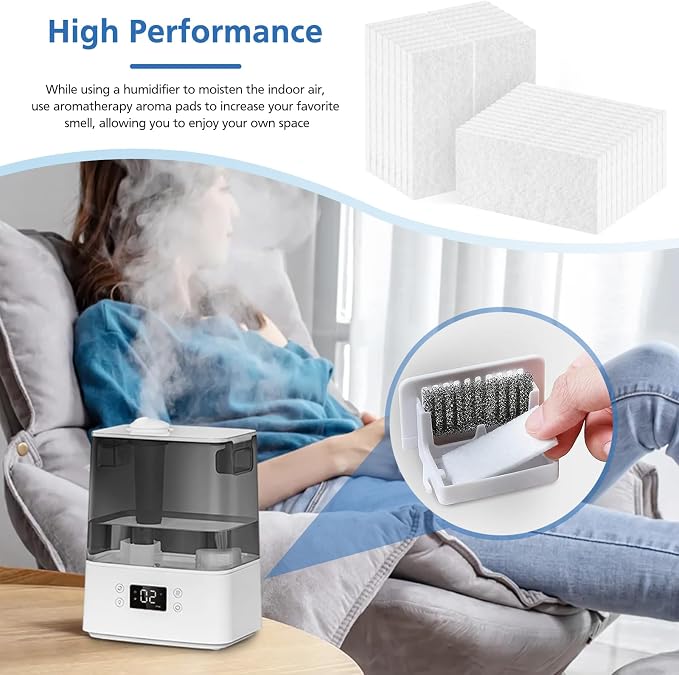 ShufudeJa Humidifier Aroma Pads 30 Pack, Aroma Pad Replacement Filter Compatible - Image 3