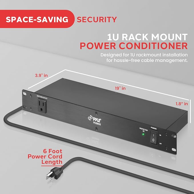 Pyle 150J Surge Protector Power Strip - Image 6