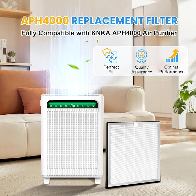 2 Pack APH4000 Replacement Filter Compatible - Image 3