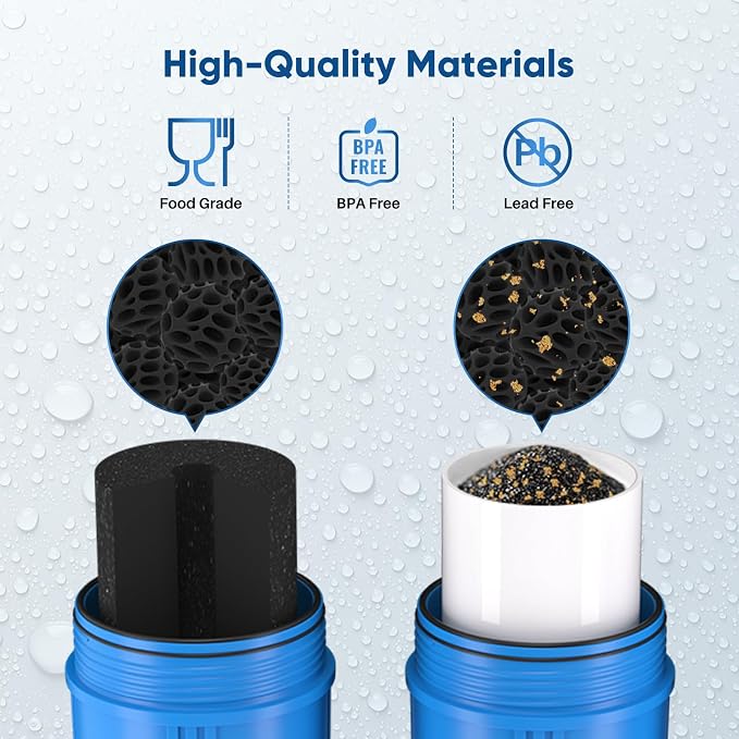 PUREPLUS 5 Micron 4.5"x 10" 2-Stage Whole House Water Filter Cartridge Combo Kit - Image 5