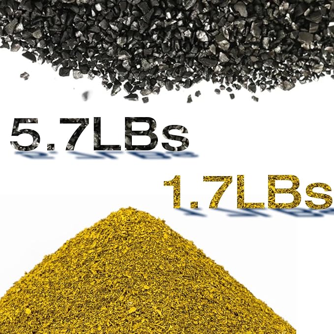 H&G Lifestyles KDF 55 Activated Granular Carbon Filter Media, Refill - Image 4