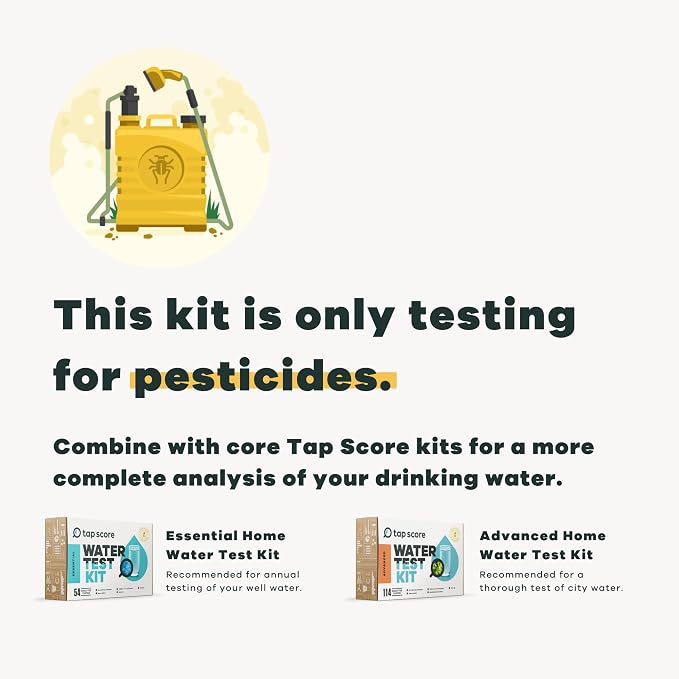 Tap Score Pesticides in Water Test Kit | Specialized EPA Certified Drinking - Image 4