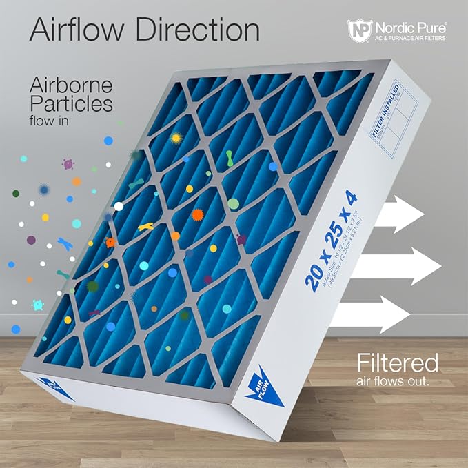Nordic Pure 16x20x4 Pleated MERV 7 Air Filters 6 Pack - Image 8