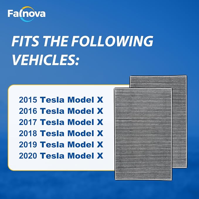 Compatible with Tesla Model X 2015-2020 Cabin Air Filter Intake HEAP Filter Kit - Image 2
