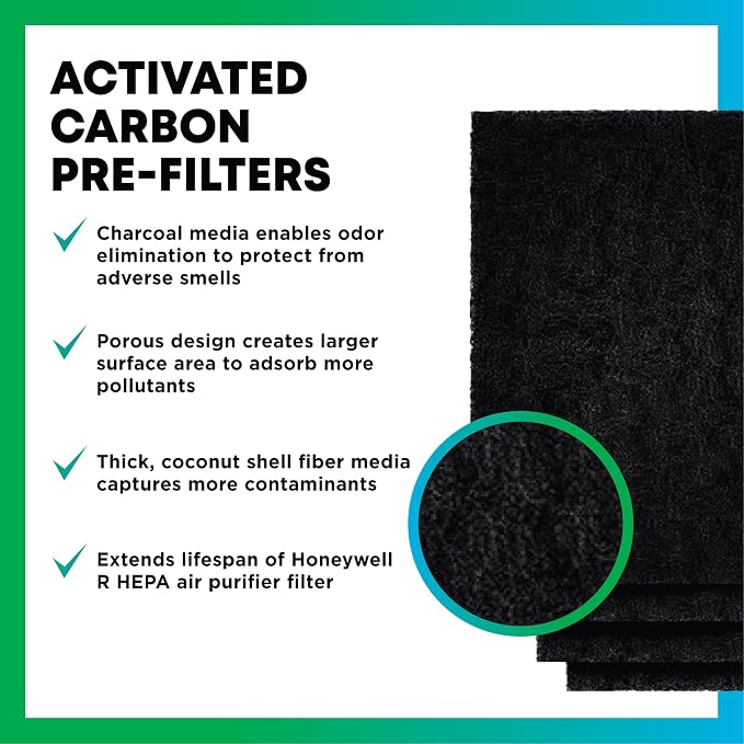 Filterbuy Activated Carbon Pre-Cut Filter HRF-A100 Replacement - Image 3