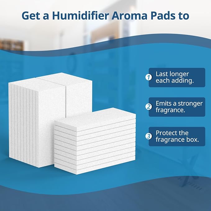Aroma Pads 30 Packs, Humidifier Replacement Filters Compatible - Image 4
