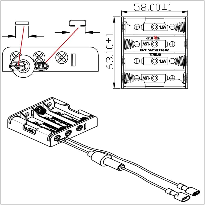 Durablow DC352 6V DC Battery Pack - Image 3