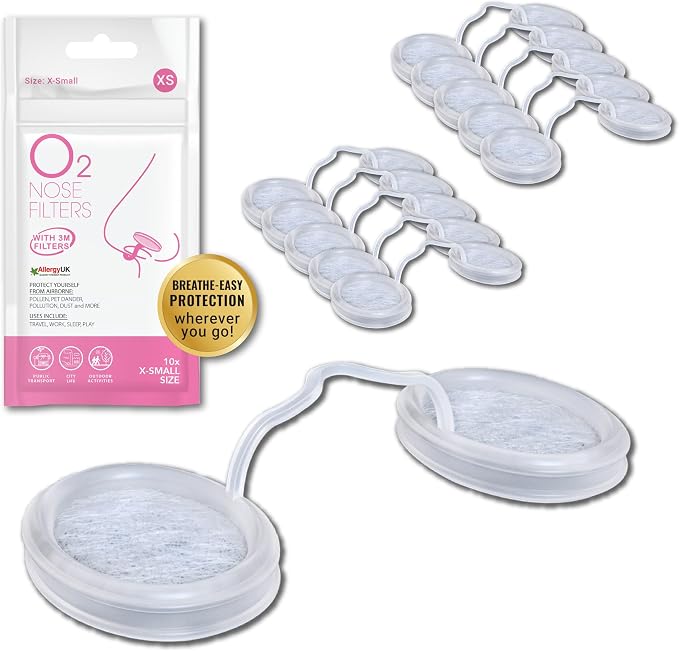 O2 Nose Filters with 3M Filtration by O2NasalDilators