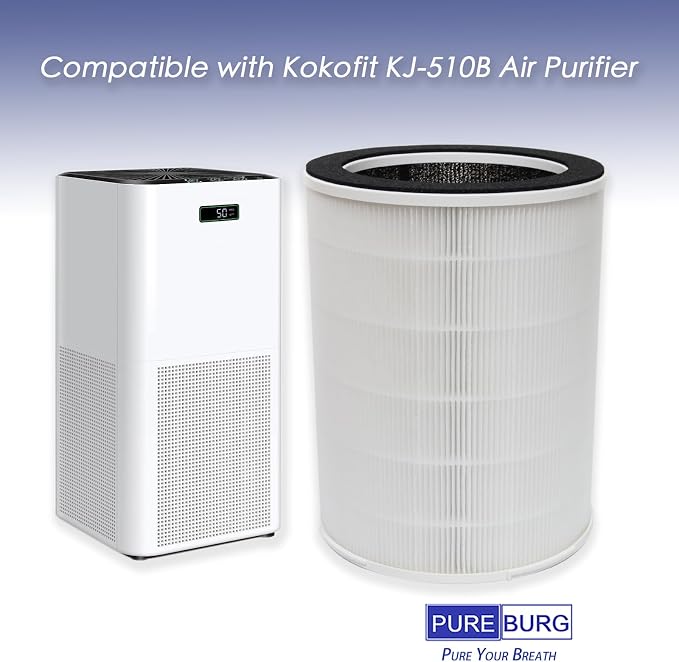 PUREBURG KJ-510B True HEPA Replacement Filter Compatible - Image 2