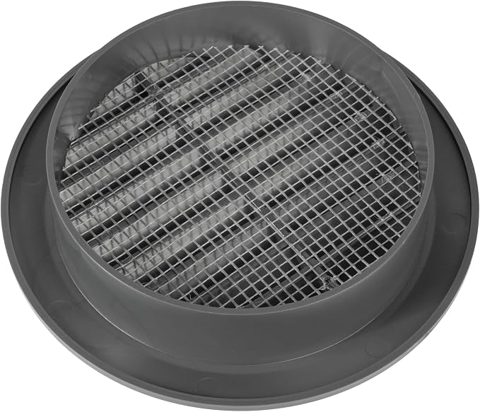 Graphite/Gray 4" Inch Round Ventilation Grille - Image 4