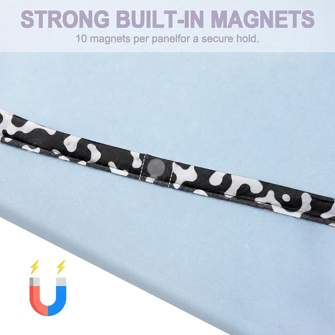 6 Pcs Fluorescent Light Covers for Classroom Ceiling Lights 4x2 FT Colorful - Image 4