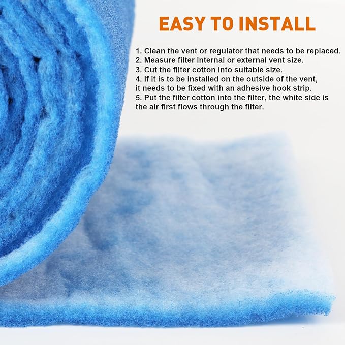 12" x 140" Air Vent Filters Kit - Image 5