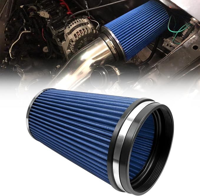 RYANSTAR RACING 152mm 6" High Flow Round Tapered Cone Closed-Top Washable by RYANSTARRACING