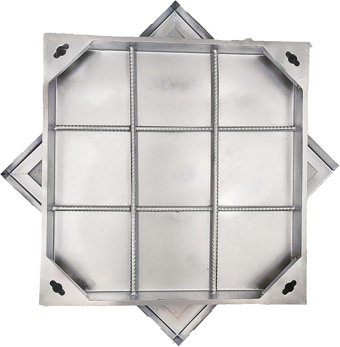 20x20 in Invisible Stainless Steel Manhole Cover and Frame by DuuMuut