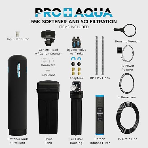 PRO+AQUA PRO-SCI-S55E Whole House Water Filter & Softener Bundle | 55, 000 - Image 2