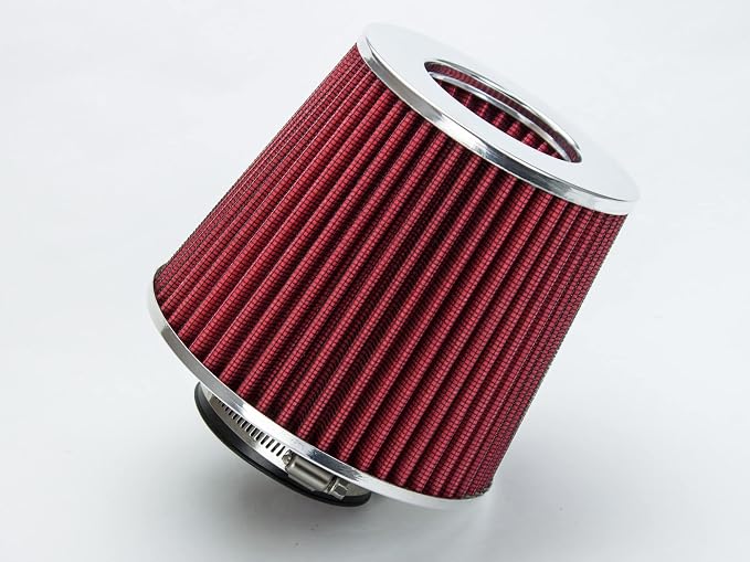 Rtunes Racing Universal Clamp-On Air Filter, Standard Cone, Dry Washable Design by RtunesRacing