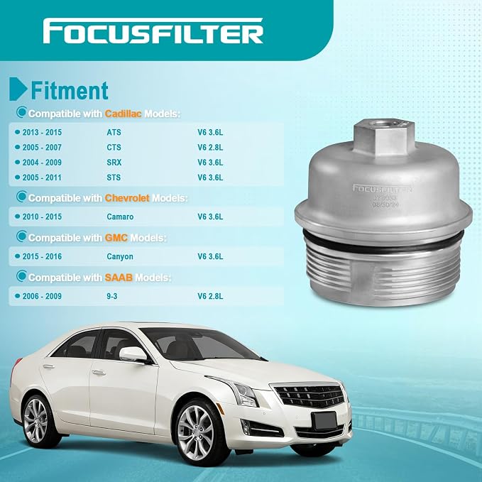 FOCUSFILTER 12583470 OEM Grade Oil Filter Housing Cover Cap, - Image 2